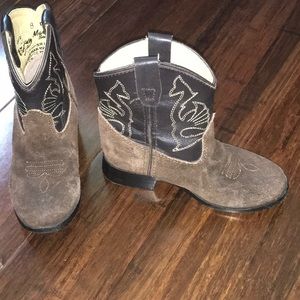 [MASTERSON]  GENUINE LEATHER KIDS BOOTS